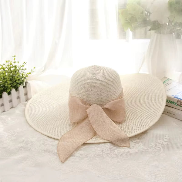 Sombrero de Playa de Rafia Ala Ancha | Mujer | MIGMA