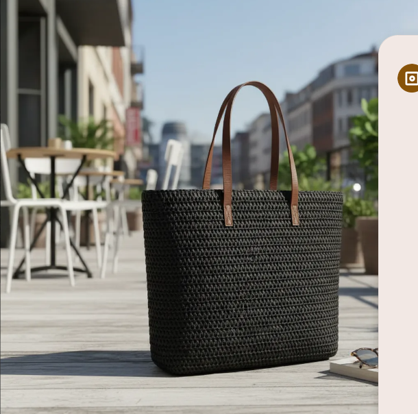 Bolso De Playa Rafia