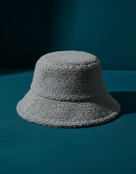 Bucket Hat Teddy Peludo