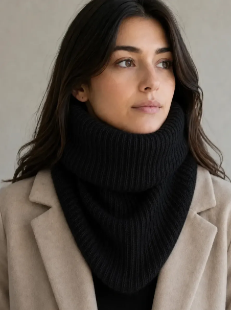 Cuello Punto Canalé de Lana | Cuello Unisex Invierno | MIGMA