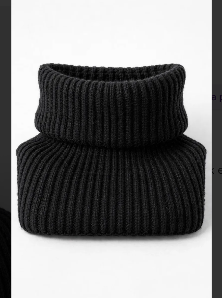 Cuello Punto Canalé de Lana | Cuello Unisex Invierno | MIGMA