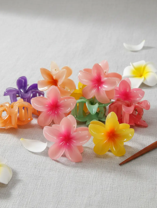 Hair Clip Flor Hawaiana 5 cm | Pinza para el Cabello | MIGMA