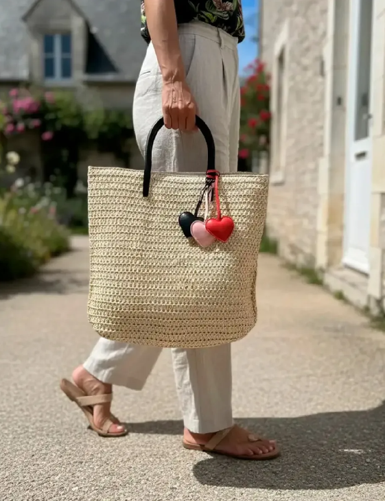 Llavero Charm Para Bolso Corazón