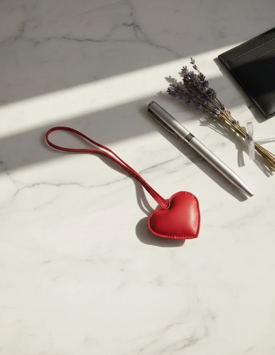 Llavero Charm Para Bolso Corazón
