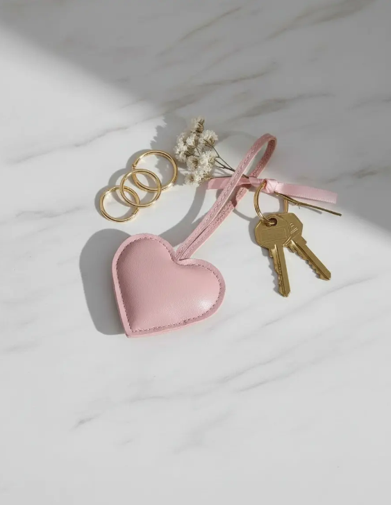 Llavero Charm Para Bolso Corazón