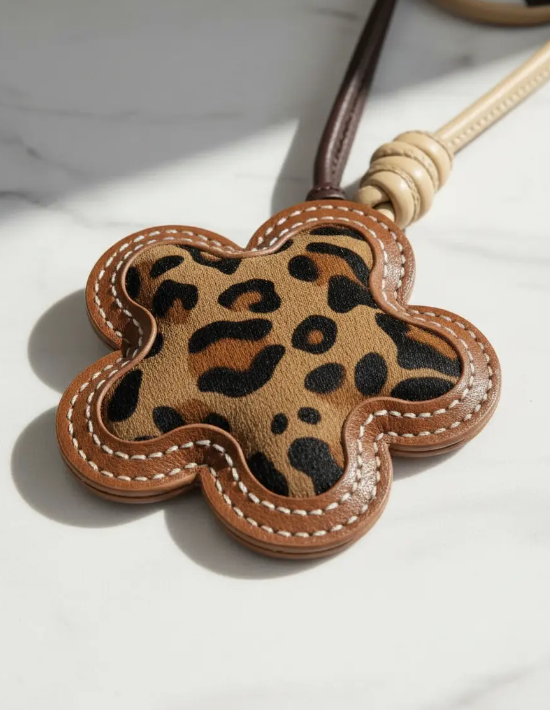 Charm Flor Animal Print | Bag Charm para Cartera | MIGMA