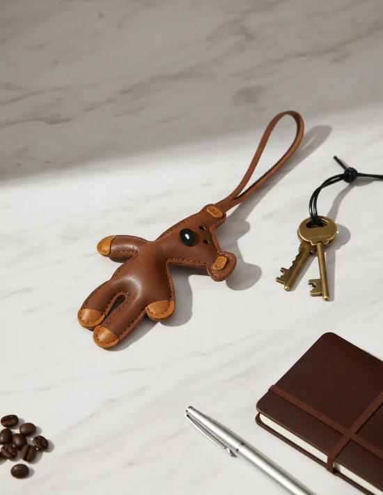 Charm Osito Teddy Café | Bag Charm para Cartera | MIGMA