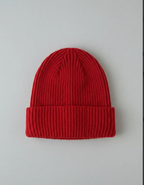 Gorro Beanie de Lana Tipo Angora con Vuelta | MIGMA Chile