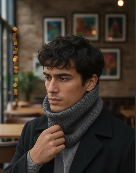 Cuello Punto Canalé de Lana | Cuello Unisex Invierno | MIGMA