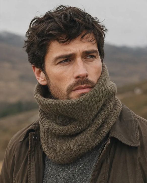 Cuello Punto Canalé de Lana | Cuello Unisex Invierno | MIGMA