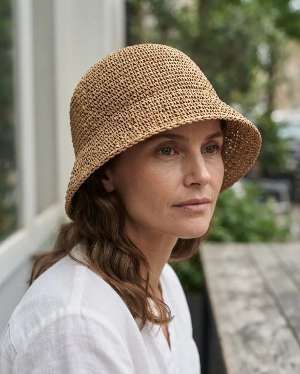 Bucket Hat de Rafia Unisex | MIGMA Chile