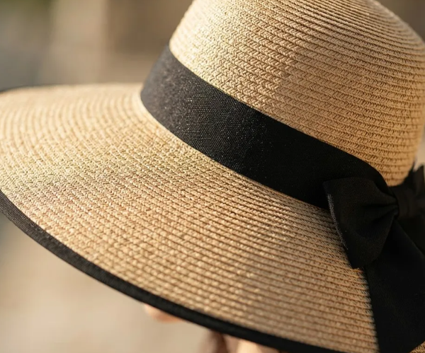 Sombrero de Playa de Rafia Ala Ancha | Mujer | MIGMA