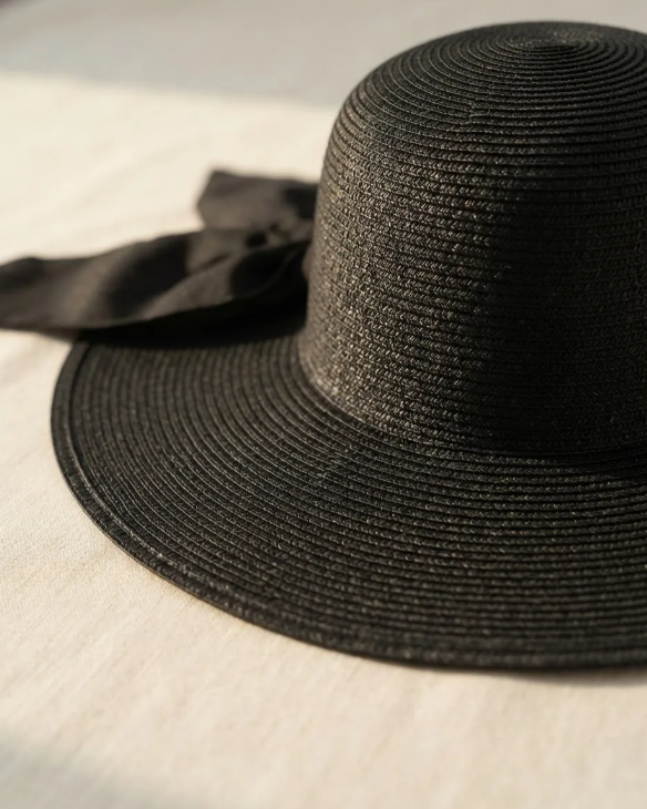 Sombrero de Playa de Rafia Ala Ancha | Mujer | MIGMA