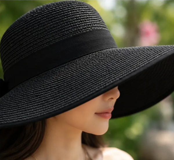 Sombrero de Playa de Rafia Ala Ancha | Mujer | MIGMA