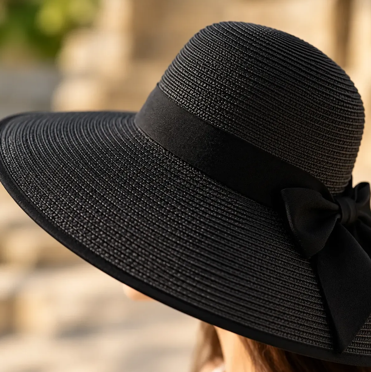 Sombrero de Playa de Rafia Ala Ancha | Mujer | MIGMA